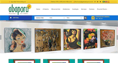 Desktop Screenshot of galeriaabaporu.com.br